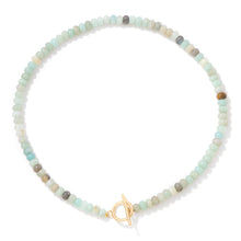 Load image into Gallery viewer, Ariana Quartz and Gold toned Toggle Necklace