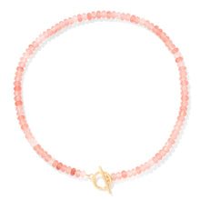 Load image into Gallery viewer, Ariana Quartz and Gold toned Toggle Necklace