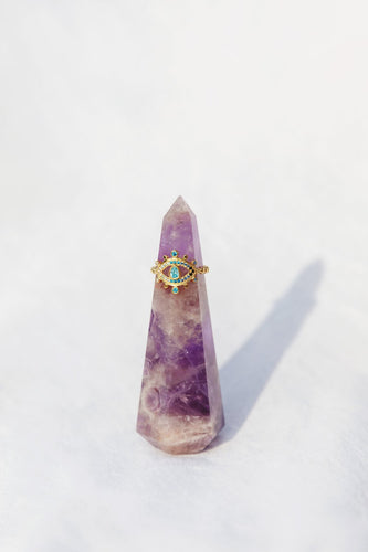 Monument Gemstone Ring Stacker