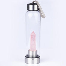 Load image into Gallery viewer, Pure Essence Natural Stone Infused Water In Glass Bottle