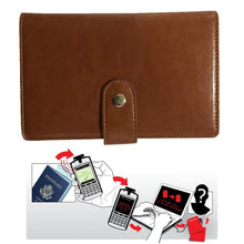 Load image into Gallery viewer, Passport Wallet with RFID Safe Lock