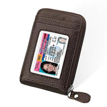 Load image into Gallery viewer, Zip Vault RFID Blocker Card Holder And Wallet